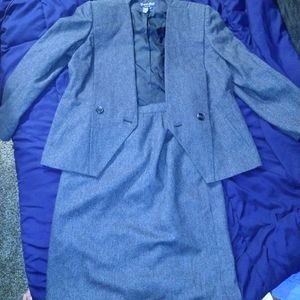 100% wool jacket and skirt